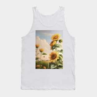 Field Of Sunflowers Tank Top